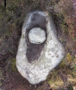 3D photogrammetric model of the saddle quern at Bagh Moraig.